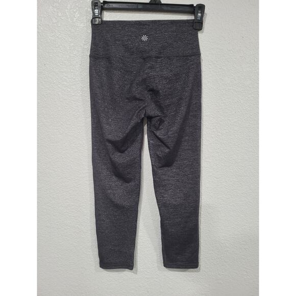 Athleta Women's Gray Leggings size XXS Capri Length #8 - Picture 2 of 5